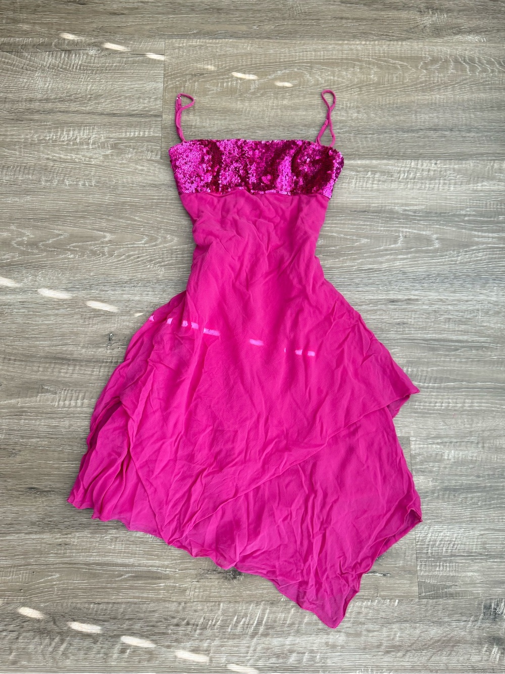BCBG open back sequins dress
